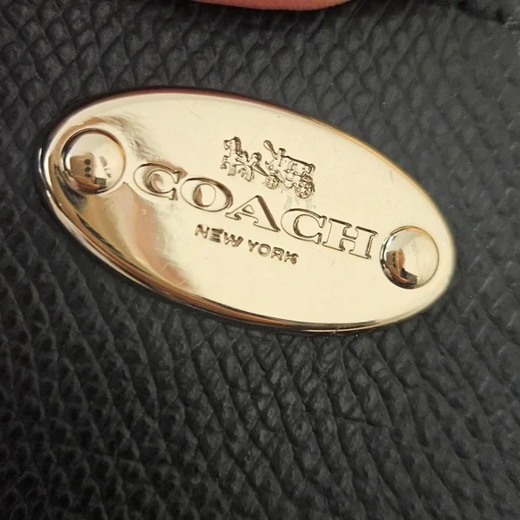 Coach Black and Brown Crossbody Bag / pouch. - Picture 7 of 10